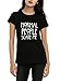 Produktbild Normal People Scare Me Shirt Damen Luftige Oberteile Kurzarm Rundhals Sommer Tops Tee Shirt Casual