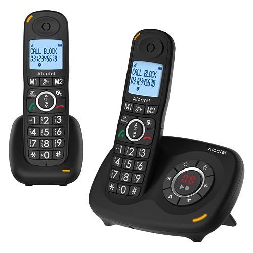 Alcatel XL595 B Voice Duo, Telefono Senza Fili Segreteria Telefonica Con 2 Combinatori, Grande Schermo, Audio-Boost, Funzione Blocco Chiamate - 6