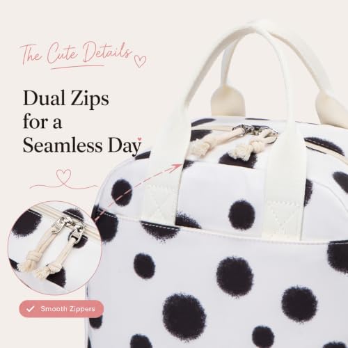 Image of LOVELYWIND Lunch Box for Women Cute Lunch Bags for Women Lunch Tote Bags Reusable Insulated Lunch Box Large Capacity Reusable Insulated Cooler for Work or Travel Gifts or Beach
