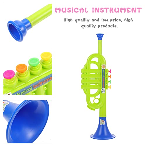 Toddmomy 1 Stks Kinderen Trompetten Speelgoed Plastic Trompetten Muziekinstrumenten Speelgoed Voor Jongens Meisjes… - Image 6
