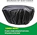 Waterproof Trator Seat Cover,Riding Lawn Mower Seat Cover Compatible with John Deere,for Kubota, for Cub Cadet, for Husqvarna,Fits Seat up to 18