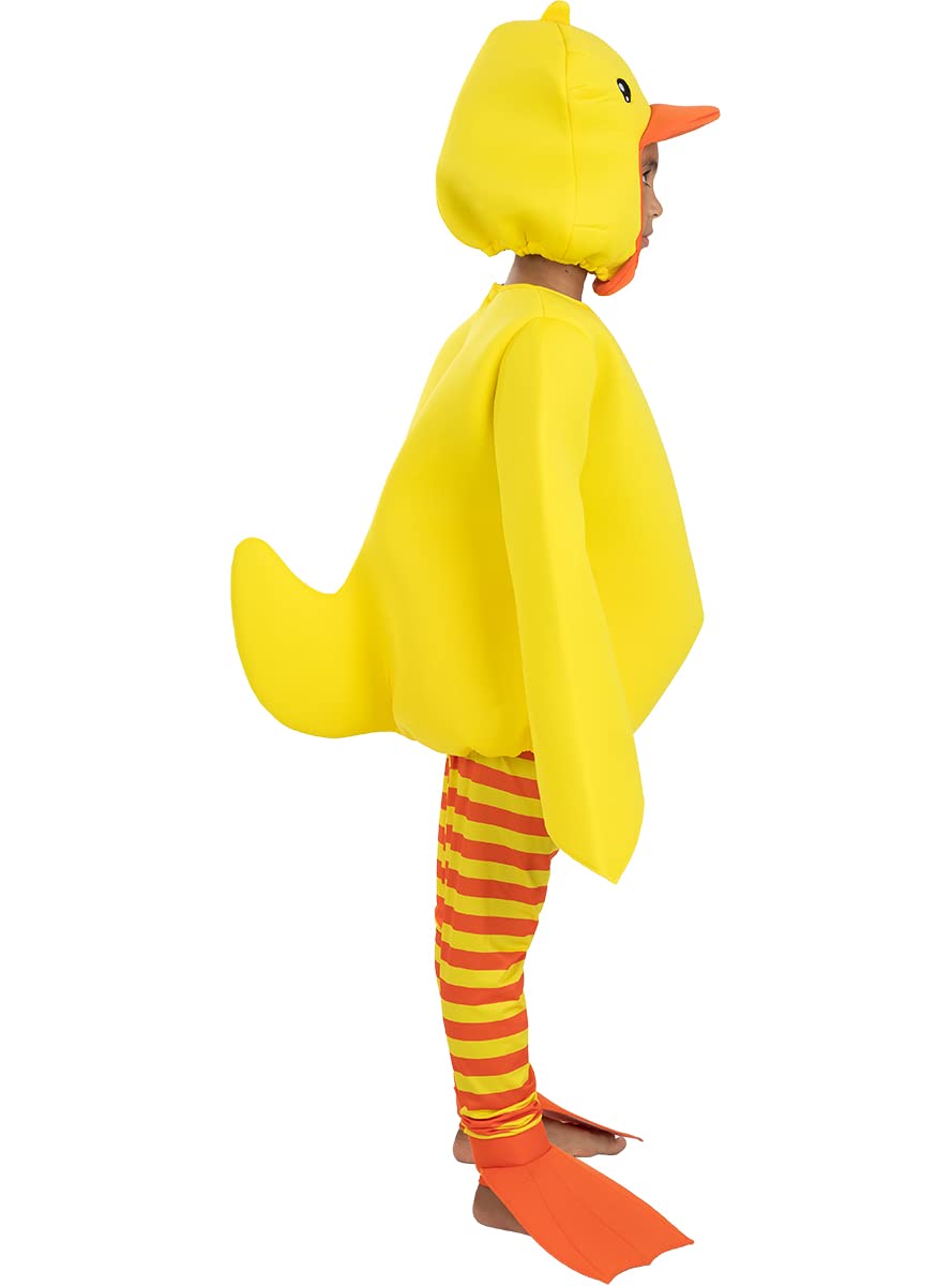 Funidelia | Costume da paperella di gomma per bambina e bambino Animali - Costume per Bambini e accessori per Feste, Carnevale e Halloween - Giallo