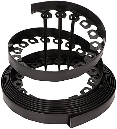 Bordo Del Bordo Del Prato Del Letto Di Plastica Dura Bordo Del Giardinaggio Del Bordo Del Prato 10 M 12 5 Cm Grigio Grigio 84548912