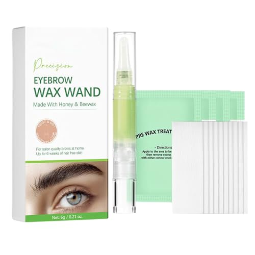 Juego de cejas para mujer, kit de para cejas, con bastoncillos de algodón y toallitas de limpieza para depilación, eliminación de maquillaje, cara, piernas, cuerpo, orejas y