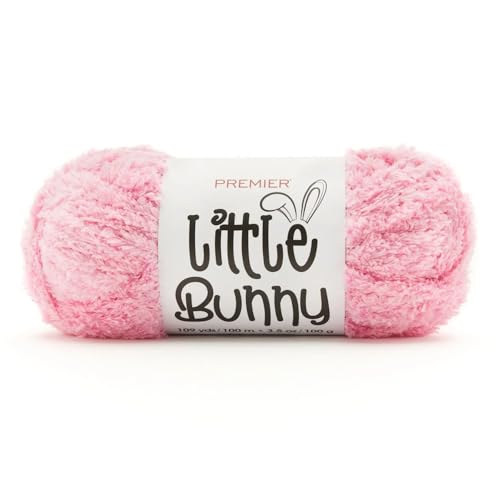 Premier Yarns Little Bunny Yarn Bulky Weight Plush Knitting and Crocheting Yarn 100% Polyester Cotton Candy 3.5 oz 109 yards product thumbnail 20