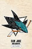  NHL Daily Planner  Soft Cover  110 Pages  6 x 9 Inches  Christmas, Halloween Gifts: San Jose Sharks