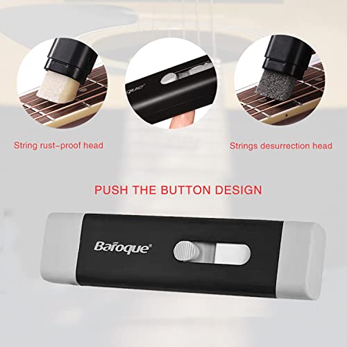 image for SONGER Baroque Fast Guitar Strings Cleaner Eraser, Double Head Rust Re