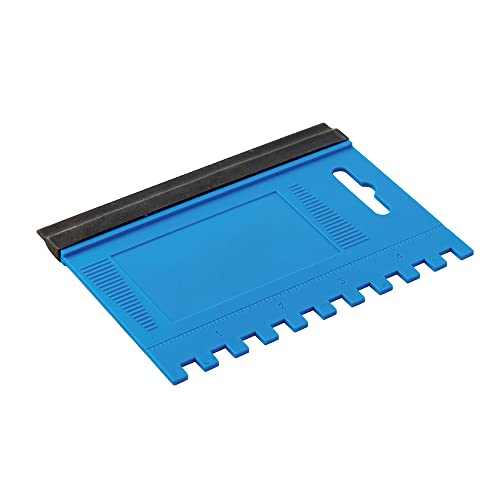 Silverline Tools 380251 - Espátula dentada combinada (125 x 95 x 6 mm)