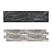 Produktbild HEXIM Naturstein Wandverblender 2. Wahl - für den Innen- und Außenbereich, hohe Lebensdauer - (Klinkerriemchen Black Quartz, 24 Packungen) Klinkerfassade Kaminsteine 3D Wandpaneel Natursteinplatte