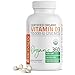 High Potency Vitamin D3 10,000 IU Certified Organic Vitamin D Supplement, Non-GMO Gluten Free USDA Certified Formula, 360 Tablets
