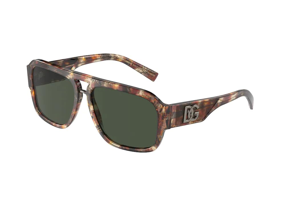 Dolce & Gabbana DG4403 Square Sunglasses for Men + BUNDLE With Designer iWear Eyewear Kit