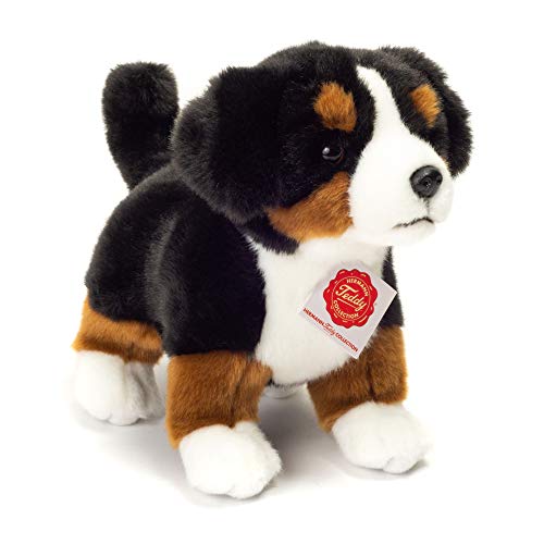 Teddy Hermann 91930 Hund Berner Sennenhund Welpe 23 cm, Kuscheltier mit idealem Recyclinganteil (Füllmaterial)