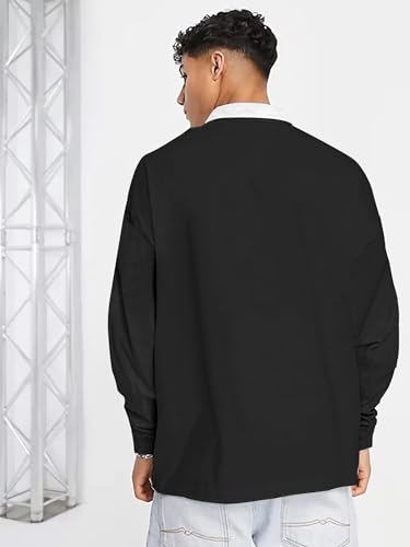 Image of Noble Monk Men's Polyester Oversized Fit Polo T-Shirt