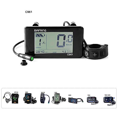 BAFANG 8fun LCD 750C 850C C18 C965 C961 DPC07 KD718 Display Available for Electric Bicycle BBS02B BBS01B and BBSHD (C961)
