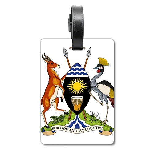 Étiquette bagage blason Ouganda multicolore taille M pour valise