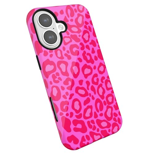 Coque iPhone 17 motif léopard rose fine évite les rayures style mignon LoeoeL