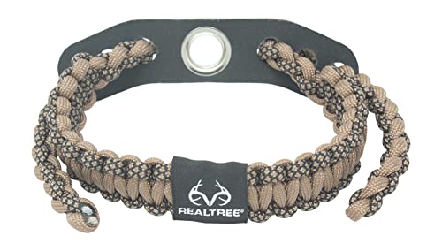 Sangle de poignet pour arc tir à l'arc Realtree paracorde 550 et empiècement cuir