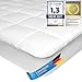 Produktbild Feluna Mikrofaser Matratzen-Topper gepolsterter Matratzen-Auflage - Matratzenschoner Unterbett Microfaser-Polyester-Schoner mit Soft-Touch; 180 x 200 cm
