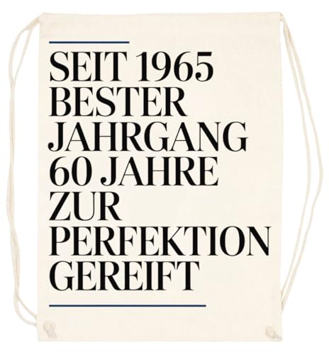 Legende Verjaardag Beige Sporttas Met Trekkoord Sportzak Beige Gym Bag Drawstring Sport Sack