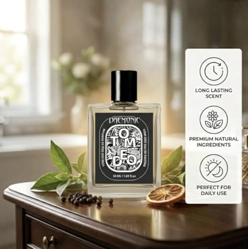Image of DAEMONIC TEM DEO Perfume for Men & Women, Long-Lasting Unisex Fragrance with Sensual & Elegant Notes, Ideal for Date Nights & Special Occasions, 50ml