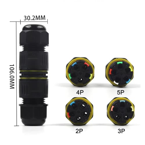 Conector de cable rápido M25 impermeable de inserción segura y duradera contra humedad y agua 3