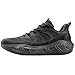 OUTJET Men's Walking Running Tennis Shoes Comfortable Breathable Lightweight Cushioning Non-Slip Fashion Sneakers for Athletic Gym Workout Black