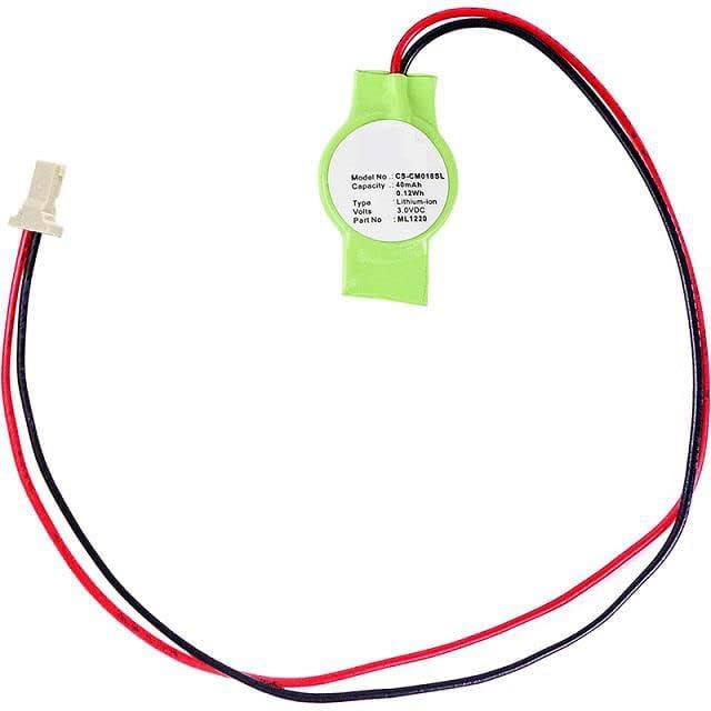 CoreParts Battery for Custom Battery Packs 0.12Wh Li-ion 3V 40mAh, ML1220 (Packs 0.12Wh Li-ion 3V 40mAh Green for Custom Battery Pack Custom Battery Packs)