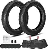 GREHUA 12.5x2.25 (12-1/2 x 2-1/4) 57-203 62-203 Tire Inner Tube Compatible with Razor Dirt Rocket Pocket Mod Bella Betty Currie Hannah Montana Sweet Pea IZIP eZip Gas Electric Scooter Heavy Duty Parts