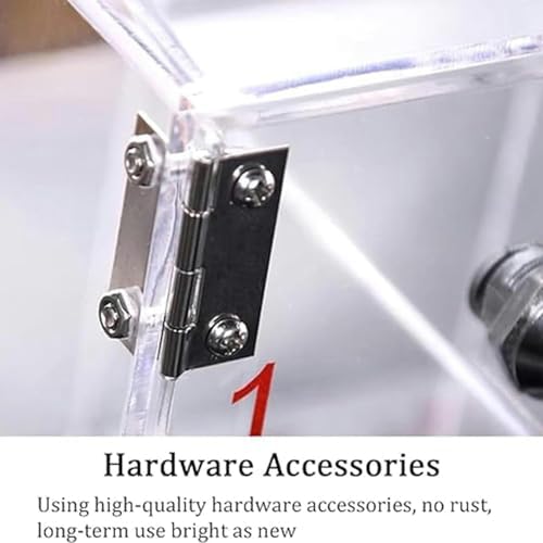 Lockable Acrylic Phone Storage Locker - Secure Device Management for Schools, Offices & Workplaces, Durable Organizer for Phones & Tablets, Ideal for Classrooms & Work Environments