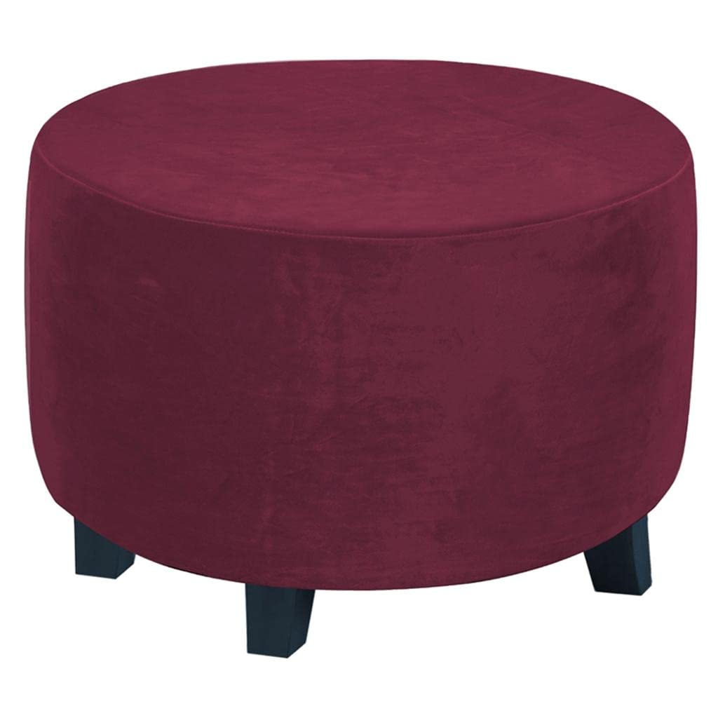 Protege tus muebles del desgaste con la funda para reposapiés en color vino rojo