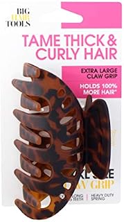 Big Hair Tools, XXL Size Claw Grip, Shell, 1 Pack