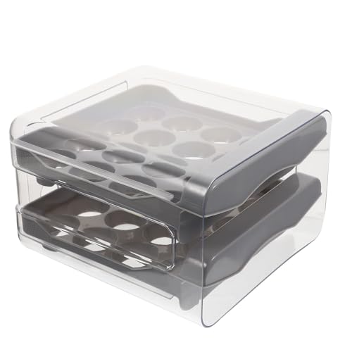 Plateau multifonction pour rangement d'œufs Kisangel en plastique longue durée