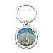 Produktbild Hqiyaols Keychain USA Amerika Arthur Ravenel Jr. Brücke Charleston Cap Flaschenöffner Schlüsselbund Creative Kristall Rostfreier Stahl Schlüsselbund Reisen Andenken