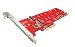 Produktbild ROLINE 15062171 PCIe Adapter 2X 110 mm M.2 SATA SSD