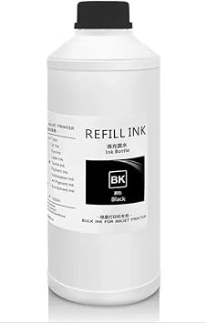 1000ML DTG Ink Compatible Textile Ink for Garment Printing with DX5 DX6 DX7 TX800 5113 4720 I3200 Printhead for L800 1390 R1900 R2000 F2000 F2100Black