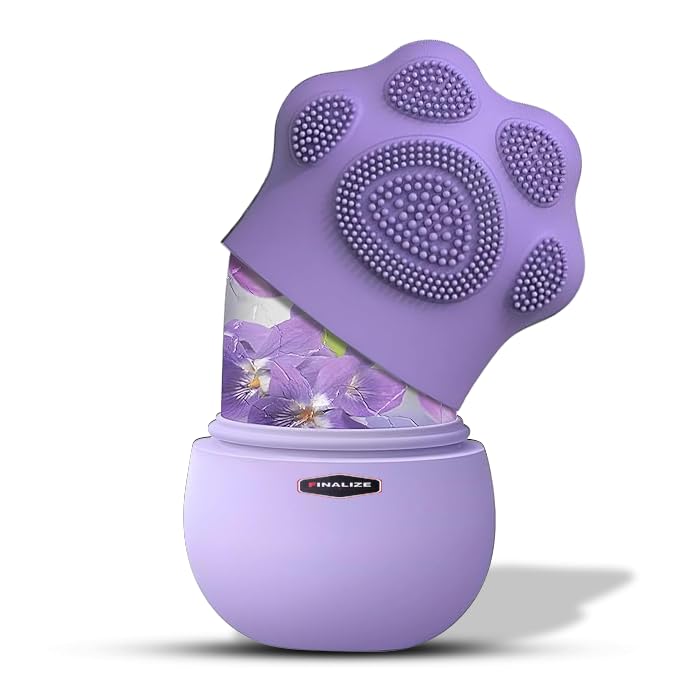 Ice Roller For Face, Neck & Eyes Massage | Face Ice Roller For Glowing Skin, Easy To Use And Carry, Reusable for Women to Enhance Skin Glow (NEW Purple)