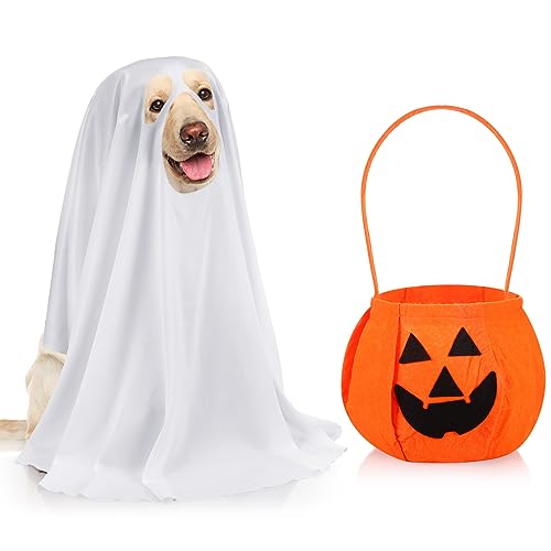 Disfraz de Fantasma para Perros Sweetude Halloween Talla Large