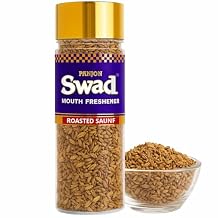 Panjon Swad Roasted Saunf Mukhwas Mouth Freshener 1 Bottle, 100g
