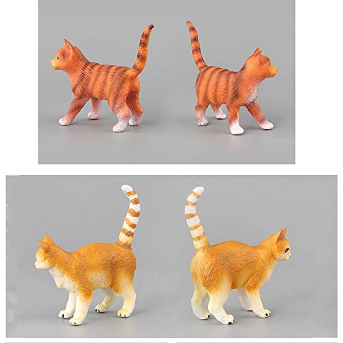 Koobook 5Pcs Cute Cat Miniature Fairy Garden Terrarium Figurine Ornament Plant Pots Bonsai Diy Craft Décor 5 Styles #TOP3