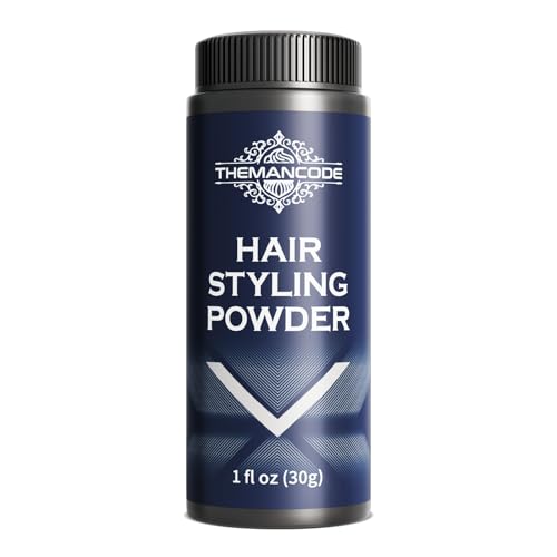 THEMANCODE Hair Styling Powder, Texture Powder Adds Volume and Texture, Valentines Gifts for Him Men and Teen Boys, Lightweight for a Natural Look, Best for Short to Medium Hair