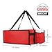 Bodaon Pizza Bags for Delivery with 4 Cup Holder, Insulated Food Commercial Rideshare Bag, 20
