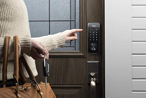 Image of Alfred DB2-B Smart Door Lock Deadbolt Touchscreen Keypad, Pin Code + Key Entry + Bluetooth, Up to 20 Pin Codes (Chrome)