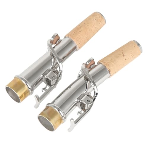 BESPORTBLE 2Pcs Soprano Saxophones Replacement Sax for Beginners Smooth Surface Durable for Saxophone Accessories and Sound Improvement