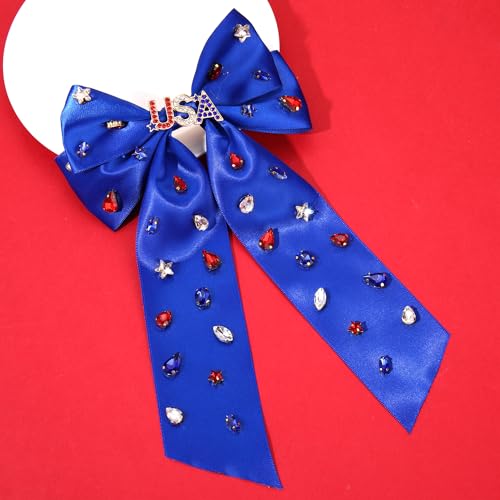 Pinzas para cabello con diseño bandera americana 4 de julio miniatura 5