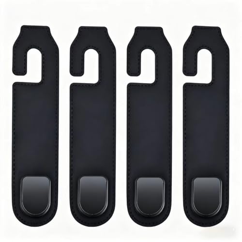 SHILONGBAIHUO 4 Piezas Ganchos para Asiento de Coche para Opel Grandland I 2021-2024, Gancho para Coche, Reposacabezas Gancho, Ganchos de Automóvil, Percha Coche