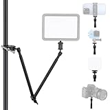 Picture of UTEBIT 22 Inch Magic Arm Camera Mount with Super Clamp 1/4" & 3/8" Screw Hole for Desk Rig Flashlight Monitor