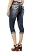 WallFlower Juniors Luscious Curvy Bling Denim Capris
