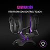 Mars-Gaming-MHHPRO-Soporte-Cascos-Gaming-con-HUB-2xUSB-y-Bungee-Raton-Negro