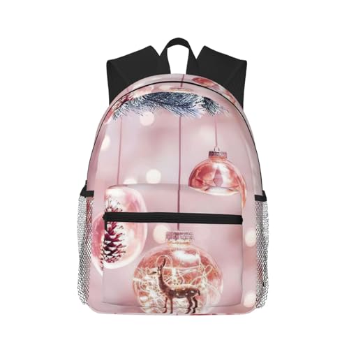 Sac à dos ordinateur portable noir imprimé rose protégeant vos appareils durant vos trajets