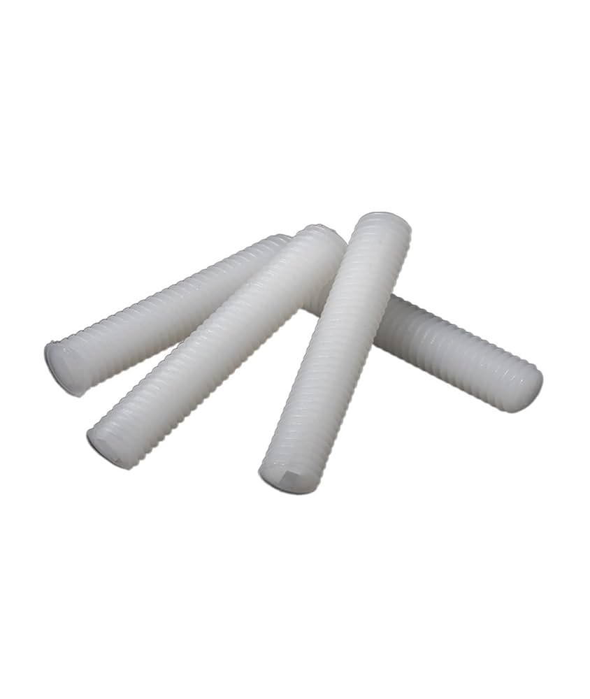 Viti Senza Marca Bulloni Scanalati In Nylon Plastica - Assortimento M3 M4 M5 M6 M8, Lunghezze 6-40 Mm, Per Fissaggi Leggeri Bulloni Nylon Per Elettronica - Foto 5